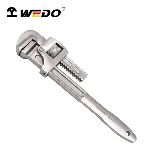 Chave de tubo ajustável em aço inoxidável Premium 304, durável e resistente à corrosão para uso profissional.