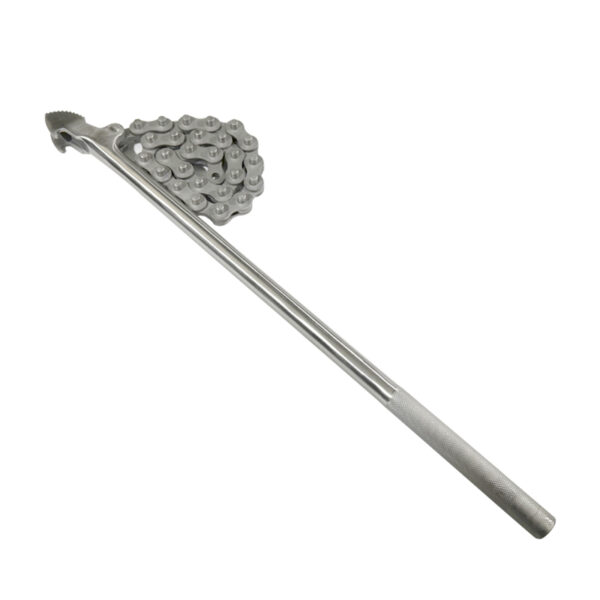 Chave de corrente WEDO, aço inoxidável 304, ferramenta profissional, resistente à corrosão, durável, aderência segura, uso de encanamento.