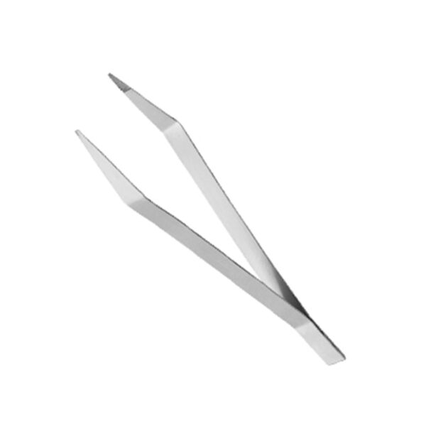 Penseta cu nas plat WEDO, oțel inoxidabil 304, unealtă de precizie, rezistentă la coroziune, ergonomică, uz profesional.