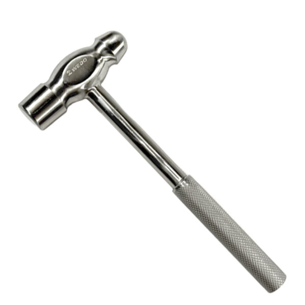 WEDO Ball Pein Hammer, 304 ruostumatonta terästä, ergonominen muotoilu tarkkaan metallin muotoiluun ja ammattimaiseen kestävyyteen.