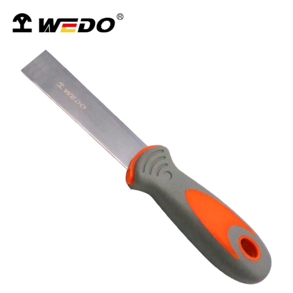 WEDO Putty Knife: Premium 304 ruostumaton teräs, kestävä, korroosionkestävä, ergonominen muotoilu ammattikäyttöön.