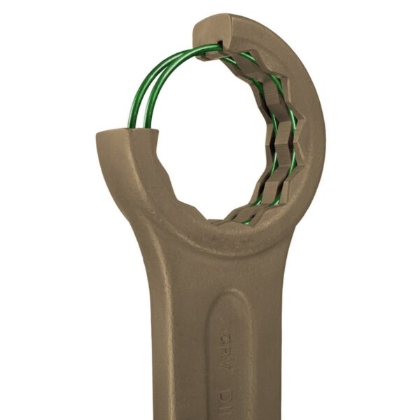 Safewrench от AMPCO Safety Tools. Ударни гаечни ключове, пръстеновидни гаечни ключове, Инч, Берилий Купър, принцип на работа
