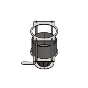 Vidbag Valvola di dosaggio e imbuto per Modulo big bag stazione di scarico in acciaio inox