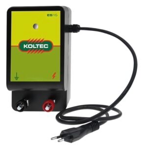 Koltec ES15 elektromos kerítésfeszítő kis legelőkre 11,200V kimeneti feszültséggel
