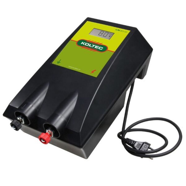 Koltec Energizzatore per recinzioni elettriche LN30-D con display digitale ed energia di carica da 6 Joule