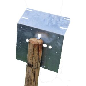Koltec piastra di montaggio in acciaio zincato per pannello solare