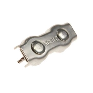 Koltec Connettore per fune in acciaio inox per fune di recinzione elettrica da 4-8 mm