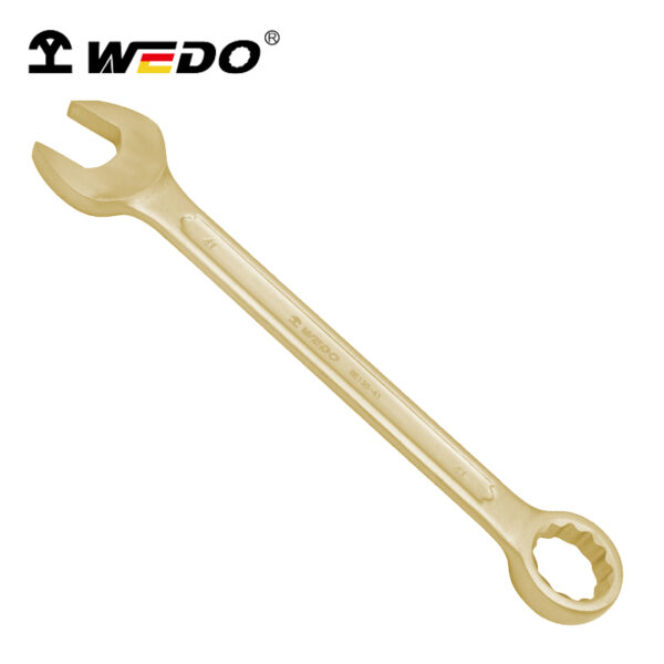 Chiave combinata WEDO: bronzo alluminio premium, antiscintilla, certificato BAM ATEX per sicurezza e precisione professionali.