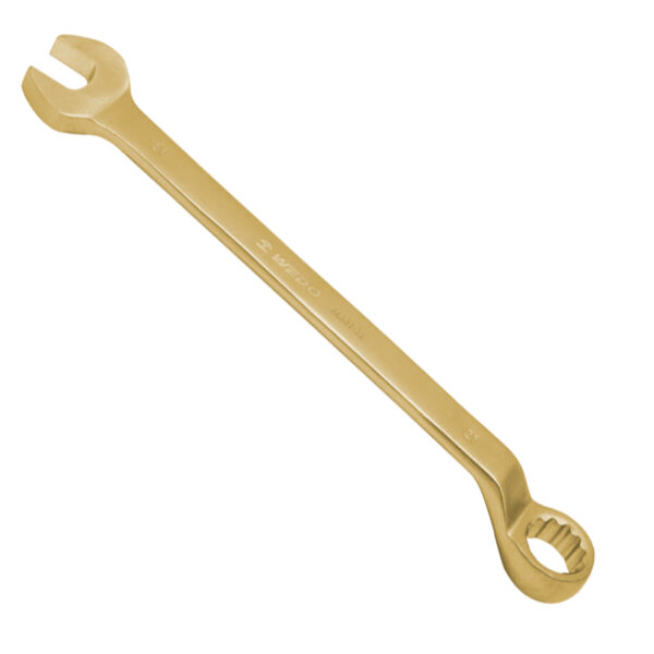 Chave offset de alumínio bronze WEDO: Sem faísca, ideal para uso seguro em ambientes perigosos, certificada BAM ATEX.