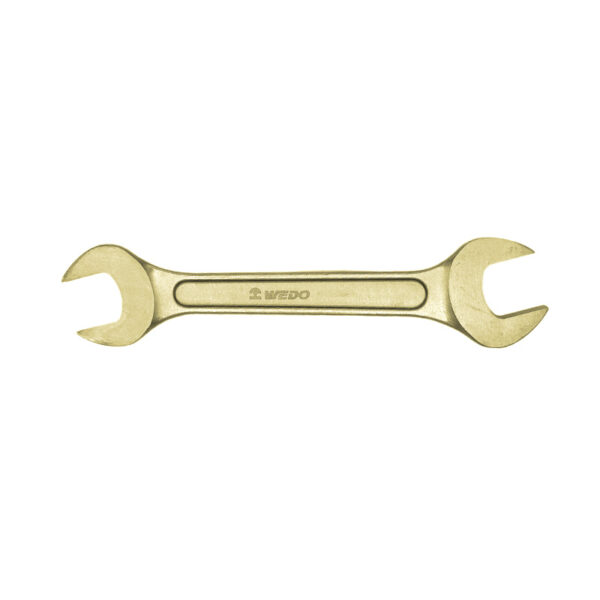 WEDO dubbele steeksleutel gemaakt van duurzaam aluminiumbrons, zorgt voor vonkvrije en corrosiebestendige prestaties.
