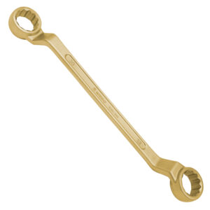 Chave de caixa de dupla extremidade WEDO, chave de anel (offset), bronze de alumínio, sem faísca, ferramenta certificada BAM ATEX