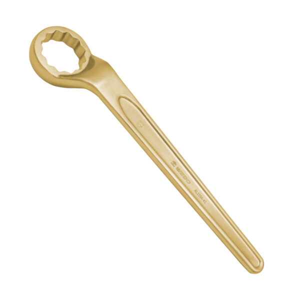 Cheie cu o singură cutie WEDO, decalaj cheie inelară, bronz din aluminiu, fără scântei, certificat BAM ATEX, instrument profesional