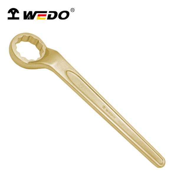 Cheie din aluminiu din bronz WEDO: fără scântei, certificată BAM ATEX, durabilă și sigură pentru medii explozive.