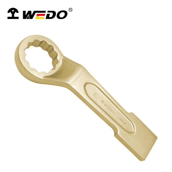Cheie din aluminiu din bronz anti-scânteie WEDO, certificată BAM ATEX, asigură siguranță și precizie în medii explozive.