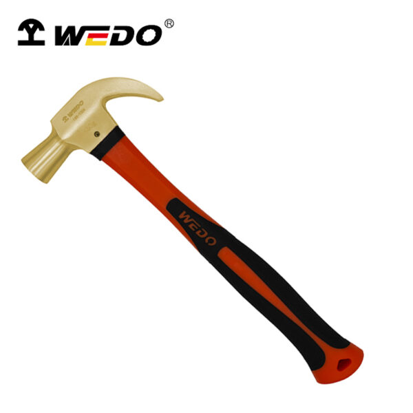 Martello WEDO con artiglio, Bronzo Alluminio, antiscintilla, certificato BAM ATEX, garantisce sicurezza e durata per i professionisti.