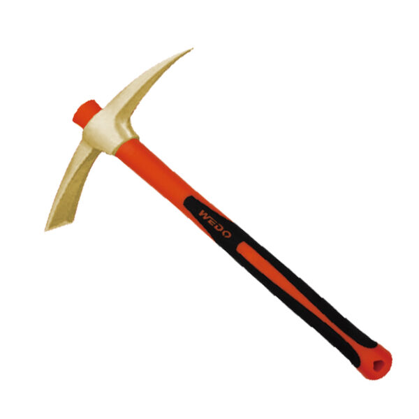 WEDO Aluminium Bronze Pickaxe, kipinöimätön, BAM ATEX -sertifioitu, ihanteellinen räjähdysvaarallisiin ympäristöihin, korroosionkestävä.