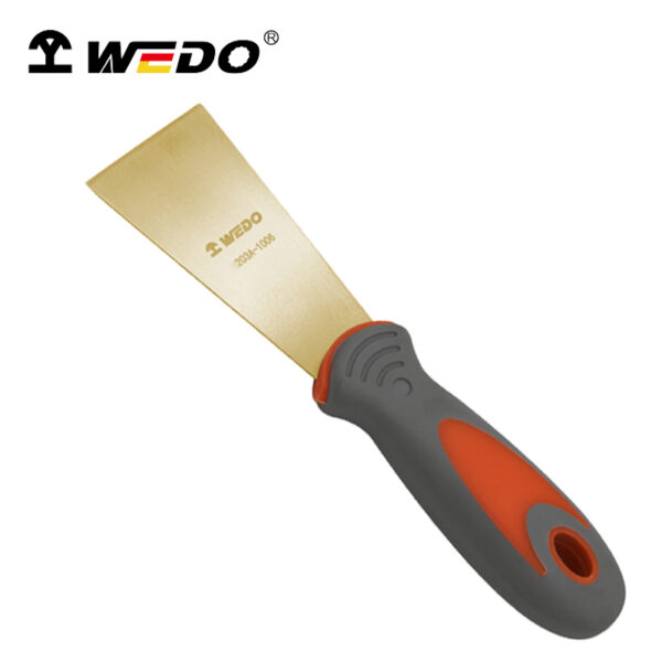 WEDO nož za kit: visokokvalitetna aluminijska bronca, ne iskre, otporan na koroziju, BAM ATEX certificiran za sigurnost.