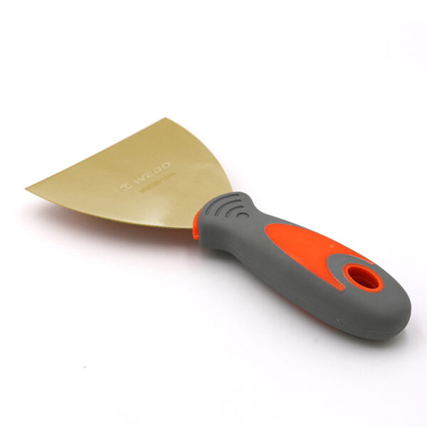 Masilla de aluminio y bronce WEDO: Antichispas, resistente a la corrosión, ergonómica para un uso profesional seguro.