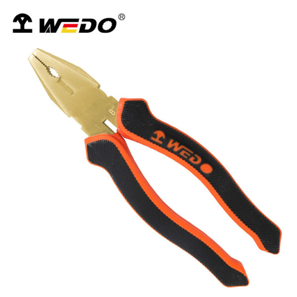 Hoogwaardige WEDO Aluminium Bronzen tang, vonkvrij, BAM ATEX gecertificeerd, ideaal voor veilig professioneel gebruik.