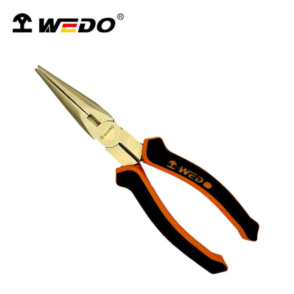 WEDO Aluminium Bronze Long Nose Tang: Gnistfri, BAM ATEX-sertifisert, presisjonslaget for profesjonell sikkerhet.
