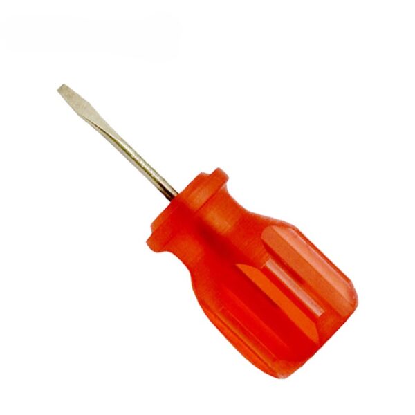 Κατσαβίδι WEDO Stubby, επίπεδη κεφαλή με σχισμές, μπρούντζος αλουμινίου, χωρίς σπινθήρες, πιστοποίηση BAM ATEX, συμπαγής σχεδιασμός.