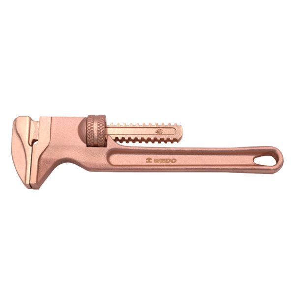 La llave de mono ajustable WEDO garantiza la seguridad y la precisión en entornos explosivos con cobre berilio que no produce chispas.