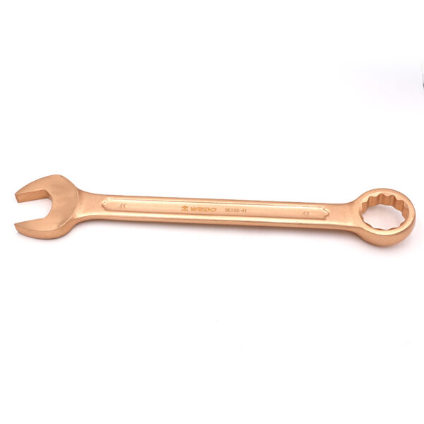 Polegada de chave combinada WEDO, cobre de berílio, sem faísca, com certificação BAM ATEX, ferramenta resistente à corrosão.