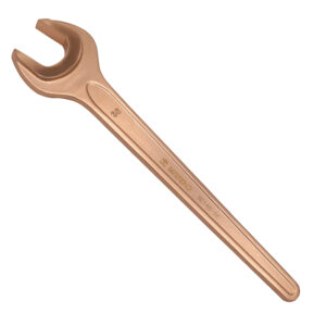 WEDO Single Open End Wrench, Beryllium Copper, Non-sparking, BAM ATEX certified, professional tool for safety.