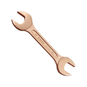 WEDO Double Open End Wrench, Beryllium Copper, non-sparking, BAM ATEX certified, professional tool for hazardous areas.