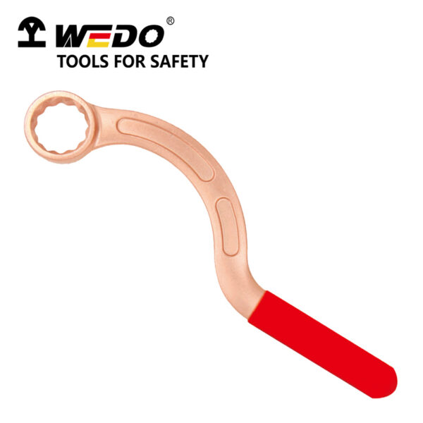Chave de cobre Berílio WEDO: sem faísca, resistente à corrosão, certificada BAM ATEX para segurança e qualidade profissional.