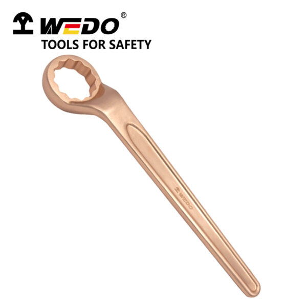 Chave de cobre Berílio Premium WEDO: Sem faísca, certificada BAM ATEX, ideal para uso profissional seguro e preciso.