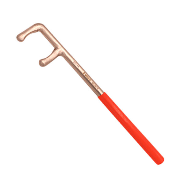 Clé à poignée de soupape WEDO de type F, cuivre au béryllium, anti-étincelles, certifiée BAM ATEX, outil professionnel.