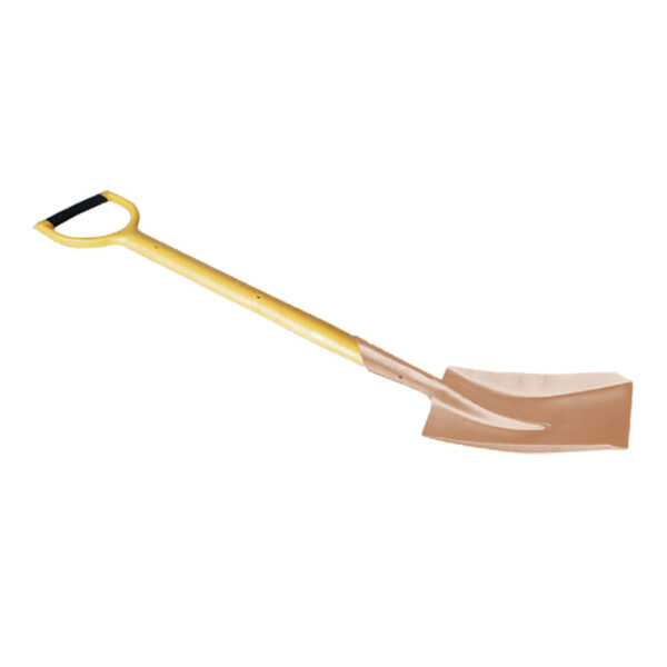 WEDO Beryllium Kobber håndspade, gnistfri, ergonomisk, ideell for sikker bruk i eksplosjonsfarlige miljøer.