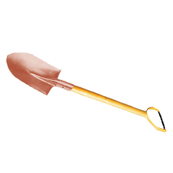 Pala de punta redonda WEDO: Diseño ergonómico, resistente a la corrosión y antichispas para un uso seguro en entornos peligrosos.