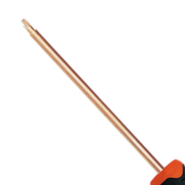 WEDO Torx -ruuvimeisseli varmistaa turvallisen ja tarkan työskentelyn räjähdysvaarallisissa ympäristöissä kipinöimättömällä berylliumkuparirakenteellaan.