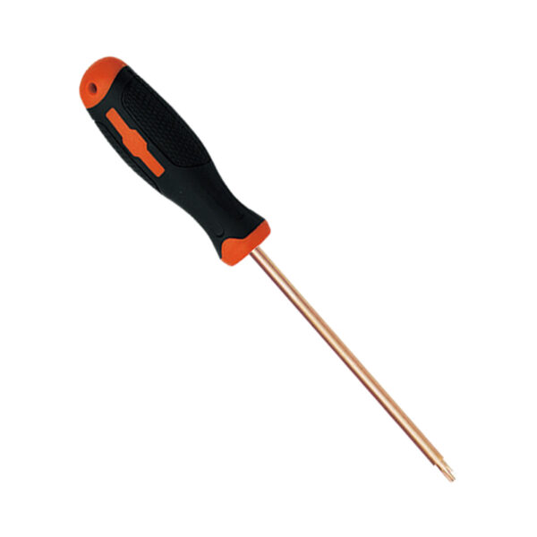 WEDO Torx -ruuvimeisseli on valmistettu kestävästä berylliumkuparista, mikä takaa kipinöimättömän turvallisuuden vaarallisissa ympäristöissä.