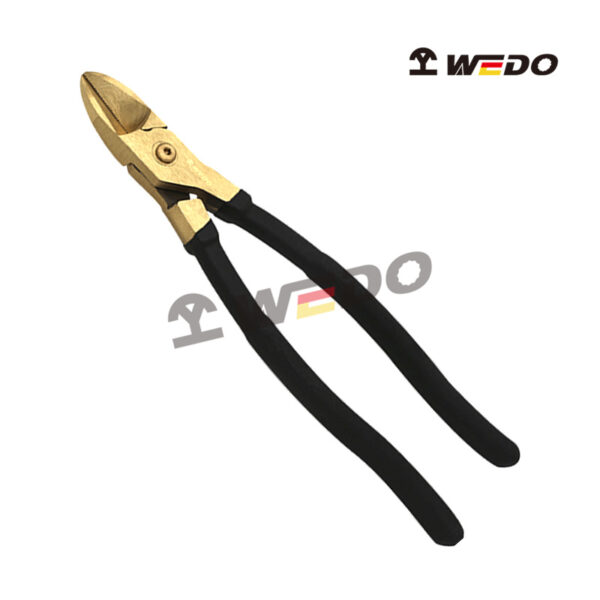Alicates de corte diagonal de latón de alta calidad de WEDO, diseñados para precisión, durabilidad y uso profesional.