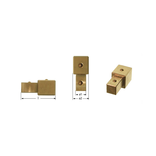AMPCO Safety Tools adaptador para llave de tubo M 1/2" a M 3/4", antichispas, no magnético, resistente a la corrosión.