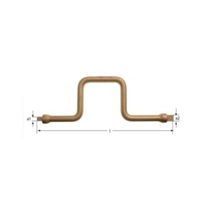 Cheie cu mâner de viteză anti-scânteie AMPCO 1/2" - 3/4" (AlBz) pentru utilizare în siguranță în medii explozive și echipamente sensibile.