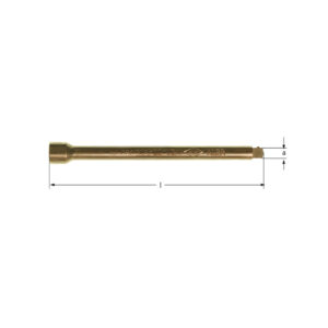 AMPCO Safety Tools Bară prelungitoare de 3/4" pentru cheie tubulară, anti-scântei și nemagnetică pentru utilizare în siguranță în zone periculoase.