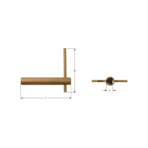AMPCO triangular socket wrench for electrical switchboards, non-sparking, corrosion-resistant, ideal for hazardous environments.