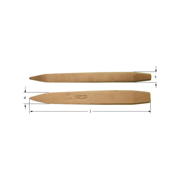 Cinzel de concreto sem faísca AMPCO para uso seguro em ambientes explosivos, com resistência à corrosão e durabilidade.