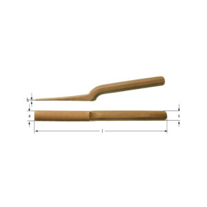 AMPCO non-sparking yarning tool and caulking chisel, ideal for hazardous environments and sensitive equipment.