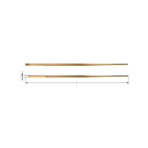 AMPCO non-sparking pry bar for safe lifting in explosive environments, ideal for military and medical applications.