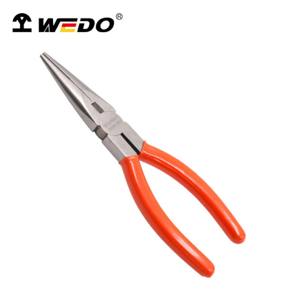 Pince à bec long en titane de qualité supérieure de WEDO, offrant précision, durabilité et résistance à la corrosion pour les professionnels.