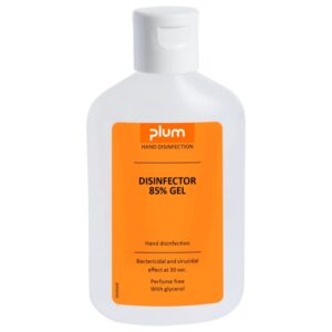 Plum 85% дезинфектант за ръце гел 120 ml, ефективен дезинфектант за хигиена в здравеопазването и хранително-вкусовата промишленост.