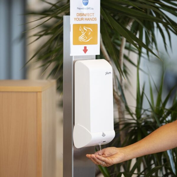 Kiváló minőségű elektromos adagoló 1,0 l-es tasakokhoz, amely minden használat során biztosítja a higiéniát és az eleganciát.
