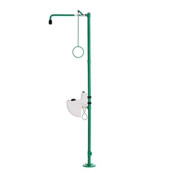 Hoogwaardige ClassicLine veiligheidsdouche met duurzaam ontwerp, ideaal voor industriële omgevingen en noodsituaties.