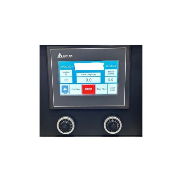ElectroFOK kabelblaasmachine gemaakt van duurzame materialen voor efficiënte kabelinstallatie en langdurige prestaties.