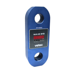 Vetec Blue Line dinamométer BT, precíziós mérőeszköz Bluetooth-szal, tartós alumínium, IP67, ideális a szakemberek számára.